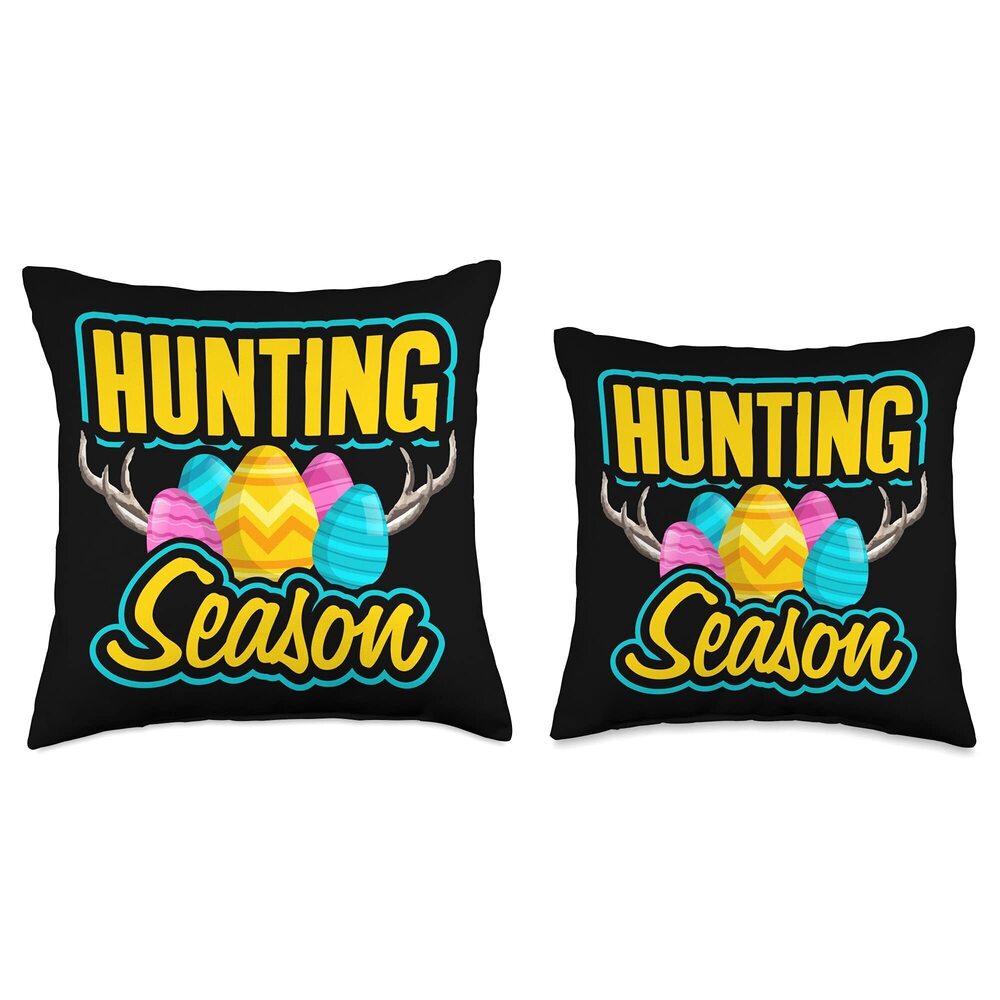7536 Hunting season heff hunting hilarious design Throw Pillow - Picture 3 of 4